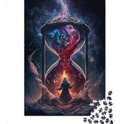 Puzzle da 1000 pezzi The_Flow_Of_Time Puzzle per adulti Puzzle in legno Gioco educativo per adulti 1000 pezzi (75x50 cm)