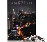 Puzzle da 1000 pezzi "The Gold Coast" per adulti, difficoltà alta, giocattolo educativo, decorazione per la famiglia (38x26 cm)