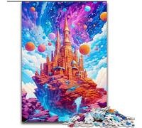 Puzzle da 1000 pezzi "The Gold Palace Space", in cartone, dimensioni 26x38cm, intrattenimento rilassante, regalo di Natale perfetto e decorazione per la casa.