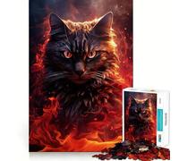 Puzzle da 1000 pezzi "The Mighty Hellcat" per adolescenti, gioco di logica stimolante per il relax, bordi chiari, sorpresa di compleanno 38x52cm
