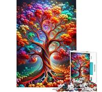 Puzzle da 1000 pezzi "The Neon Arboretum" per ragazzi Assemblaggio del modello allena la mente e la manualità Regalo per amici e familiari 50x75cm