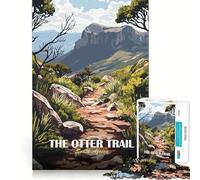 Puzzle da 1000 pezzi "The Otter Trail", paesaggio del Sudafrica, incastro perfetto, sfida artistica, gioco per la mente, divertimento per il tempo libero, regalo di compleanno (50x75cm)