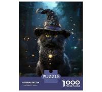 Puzzle Da 1000 Pezzi The Purrfect Spellcaster Puzzle Per Adulti Gioco Pratico Vacanza A Casa Passatempo Natale Compleanno Regali 70x50cm/1000pcs