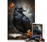 Puzzle da 1000 pezzi The Raven Scholar per ragazzi, stimola la memoria, rilassa e migliora la concentrazione Bordo preciso 38x52cm