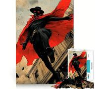 Puzzle da 1000 pezzi "The Shadow", ispirato ai fumetti, per adulti Gioco di logica che allevia l'ansia Bordi trasparenti Regalo perfetto per le festività 50x75cm