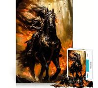 Puzzle da 1000 pezzi "The Shadow Rider" per adulti, puzzle di memoria, sollevamento lento, divertimento, assemblaggio dell'immagine, regalo creativo 38x26cm