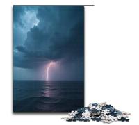 Puzzle da 1000 pezzi "The Storm Is Coming" per adulti puzzle impossibile antistress per adolescenti dai 14 anni in su 1000 pezzi (38x26 cm)