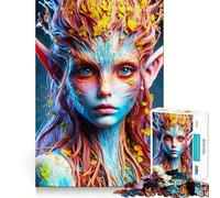 Puzzle da 1000 pezzi "The Verdant Muse" per adulti, gioco di logica, divertimento in casa, bordi precisi, oggetto da collezione 50x75cm
