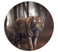 Puzzle da 1000 pezzi "Tiger Stare" per adulti, gioco rompicapo, gioco interattivo per famiglie, adatto dai 14 anni in su, 67,5x67,5 cm