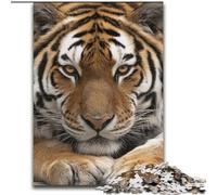 Puzzle da 1000 pezzi "Tigre della foresta", puzzle da 1000 pezzi, rompicapo stimolante per adolescenti, perfetto come decorazione per la casa o come regalo (dimensioni 50x75cm)