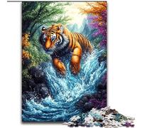 Puzzle da 1000 pezzi Tigre di montagna Puzzle da 1000 pezzi per adulti Regalo di Natale per adolescenti Riduzione dello stress fantastico per la famiglia (dimensioni 26x38cm)