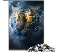 Puzzle da 1000 pezzi "Tigre Magica" per adulti, dimensioni 50x75cm, per adolescenti e famiglie, perfetto come decorazione fai da te e come sfida per il cervello.