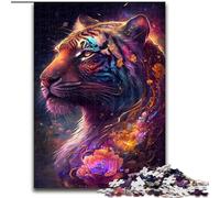 Puzzle da 1000 pezzi "Tigre Spirituale" in legno, gioco interattivo per famiglie, adatto a partire dai 14 anni, 50x75cm, gioco rompicapo per adolescenti, regalo perfetto per le feste