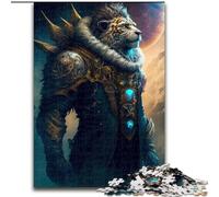 Puzzle da 1000 pezzi "Tigri stregone astrale" in legno, idea regalo unica per la casa fai da te, 50x75cm, gioco rompicapo per adolescenti, regalo perfetto per le feste