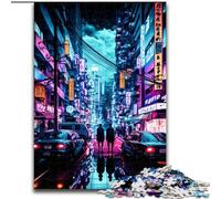 Puzzle da 1000 pezzi Tokyo, Giappone, in cartone, ideale per il divertimento in famiglia, regalo perfetto per feste e compleanni, dimensioni 38x26cm