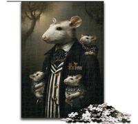 Puzzle da 1000 pezzi "Topolino Re" per adulti, rompicapo impegnativo per adolescenti, divertimento per famiglie, regalo fai da te per la casa (dimensioni 50x75cm)