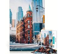 Puzzle da 1000 pezzi, Toronto, Canada, con taglio preciso, decorazione, gioco per la mente, regalo, gioco rilassante, attività per compleanno (50x75cm)