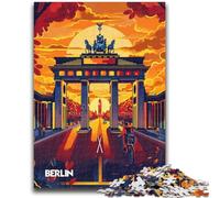 Puzzle da 1000 pezzi "Tramonto a Berlino" per adulti, regalo impegnativo e difficile per tutta la famiglia, 1000 pezzi (26x38cm)