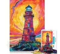 Puzzle da 1000 pezzi "Tramonto al Molo" per adolescenti, gioco intelligente per momenti di condivisione, immagine da assemblare, opera d'arte 50x75cm
