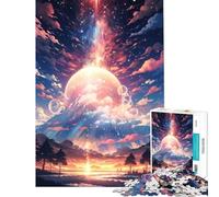 Puzzle da 1000 pezzi "Tramonto dell'Universo" Gioco educativo di analisi e logica difficile e stimolante adatto a persone dai 14 anni in su 38x52cm