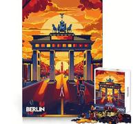 Puzzle da 1000 pezzi "Tramonto di Berlino" per adolescenti, ideale per migliorare la concentrazione, un passatempo rilassante e un'ottima idea regalo (38x52cm)