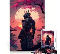 Puzzle da 1000 pezzi "Tramonto Samurai" per adulti, ideale per migliorare la memoria, per un piacevole momento di relax, un'attività di assemblaggio e un pezzo da collezione (38x26cm)