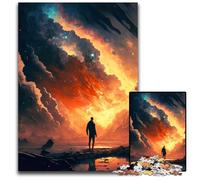 Puzzle da 1000 pezzi, tramonto surreale e sognante, gioco rompicapo impegnativo per adolescenti, regalo perfetto per le vacanze, 26x38cm/10,23x14,96 pollici