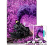 Puzzle da 1000 pezzi "Treno fantasy" per adulti e adolescenti interazione genitori-figli dai 14 anni in su (38x26cm)