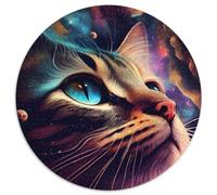 Puzzle da 1000 pezzi "Tripping on Whiskers Cat" per adulti, perfetto per adolescenti, per rafforzare i legami familiari, rompicapo e regalo fai da te per la casa (67,5x67,5cm)