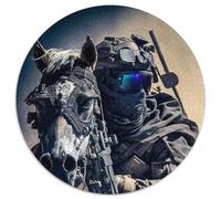 Puzzle da 1000 pezzi "Truppe di cavalli", puzzle per adulti, gioco rompicapo per adolescenti, regalo perfetto per le feste, 67,5x67,5 cm.
