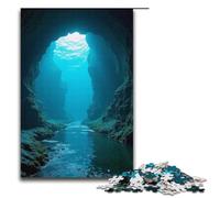 Puzzle da 1000 pezzi Tunnel sottomarino Puzzle per adulti Puzzle in legno Gioco per famiglie 1000 pezzi (38x26 cm)