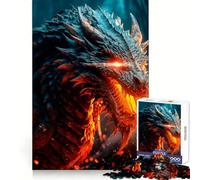 Puzzle da 1000 pezzi "Twilight Dragon" per adolescenti, stimolante per la mente, rilassante per i momenti di relax, con taglio preciso, un regalo delizioso (38x26cm)