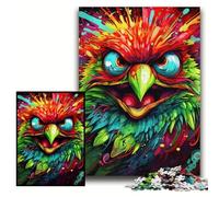 Puzzle da 1000 pezzi "Uccello colorato", puzzle impossibile per adulti, per decorazioni per la casa, allenamento del cervello e regali per le feste, dimensioni 50x75cm.