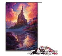 Puzzle da 1000 pezzi "Un grande castello sopra la città" per adulti puzzle divertenti per famiglie gioco di famiglia antistress sfida difficile puzzle da 1000 pezzi (38x26 cm)