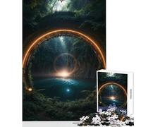 Puzzle da 1000 pezzi "Un ponte verso un altro mondo" giocattolo decorazione da parete regalo per compleanni gioco educativo allena il cervello e le mani dimensioni 50x75cm