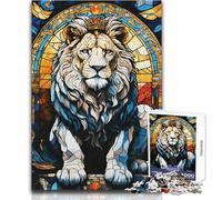 Puzzle da 1000 pezzi, un re leone, giocattolo, gioco intellettuale, educativo, regalo di Babbo Natale segreto, dimensioni 50x75cm