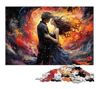 Puzzle da 1000 pezzi Una coppia devota puzzle di carta per adulti per gli amanti dell'estate 1000 pezzi (38x26 cm)