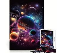 Puzzle da 1000 pezzi "Un'avventura intergalattica" per ragazzi, stimolante e divertente, con bordi lisci, ideale come regalo di compleanno (38x52cm)