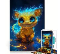 Puzzle da 1000 pezzi Unfluffy Electro Monster per adulti,gioco di memoria divertente,componenti robusti e ben rifiniti, alleviare lo stress (50x75cm)