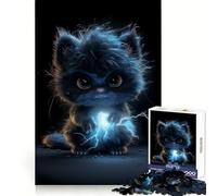 Puzzle da 1000 pezzi "Unfluffy Thunder Monster" per adolescenti, pensiero strategico, fuga serena, taglio pulito, pensiero premuroso, Natale (38x26cm)