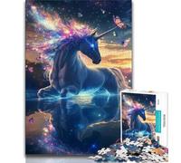 Puzzle da 1000 pezzi Unicorn of The Universe per adolescenti, gioco per famiglie, antistress, sfida difficile, regali di Babbo Natale segreto (75x50cm)