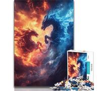 Puzzle da 1000 pezzi "Unicorno dell'Universo" per adolescenti, antistress per ammazzare il tempo in casa con poster abbinato e foglio di quiz (38x26cm)