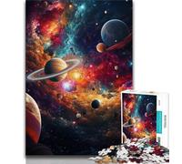 Puzzle da 1000 pezzi "Universo colorato" per adolescenti, gioco stimolante, ideale come regalo per tutta la famiglia, 50x75cm