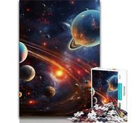 Puzzle da 1000 pezzi "Universo colorato" per adulti e adolescenti, difficile da completare ma divertente e spiritoso, un regalo e un arredamento per la casa unici, 50x75cm