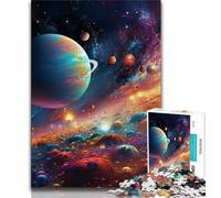 Puzzle da 1000 pezzi "Universo colorato" per adulti e adolescenti, giocattoli avvincenti per la decorazione della casa, stimola l'intelligenza cerebrale (38x26cm)