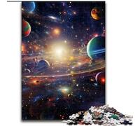 Puzzle da 1000 pezzi "Universo colorato" Realizzato in cartone, rompicapo stimolante per adolescenti, perfetto per decorare la casa o come regalo 1000 pezzi(26x38cm)