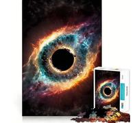Puzzle da 1000 pezzi "Universo del Buco Nero" con bordi senza soluzione di continuità,gioco di logica e divertimento,ideale per momenti di svago,regalo artistico di Natale 50x75cm