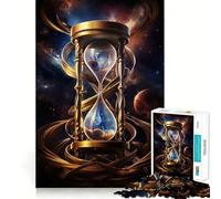 Puzzle da 1000 pezzi "Universo del Tempo" per adolescenti,divertente da giocare,con incastri precisi e senza spazi vuoti,ideale per il divertimento in famiglia (38x26cm)