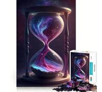 Puzzle da 1000 pezzi "Universo del Tempo" per adulti,gioco di memoria e apprendimento,incastro perfetto senza spazi vuoti,attività rilassante per la pausa mentale (38x26cm)