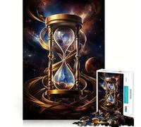 Puzzle da 1000 pezzi "Universo del Tempo" per ragazzi,divertente da giocare,con incastri precisi e senza spazi vuoti,ideale per il divertimento in famiglia (50x75cm)